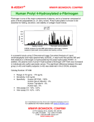 Human Prolyl 4-Hydroxylated Alpha-Fibrinogen Flyer